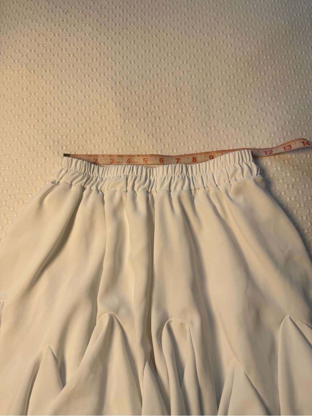 Avidlove White Ruffle Hem Skirt Size Medium or Small - Picture 8 of 9